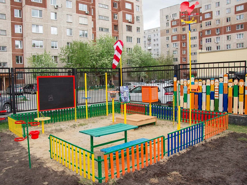 Забор для детской площадки