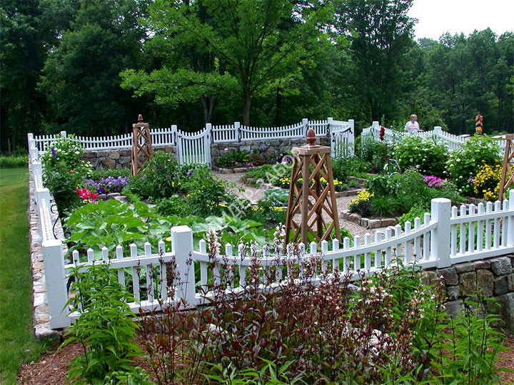 Декоративные заборы для сада и огорода фото