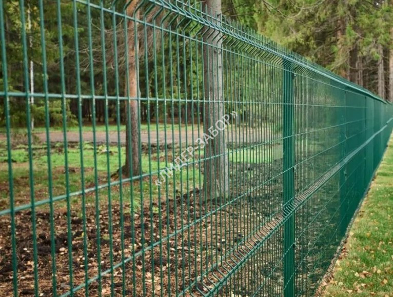 Купить Забор 3D из сетки сварной для лесопарка