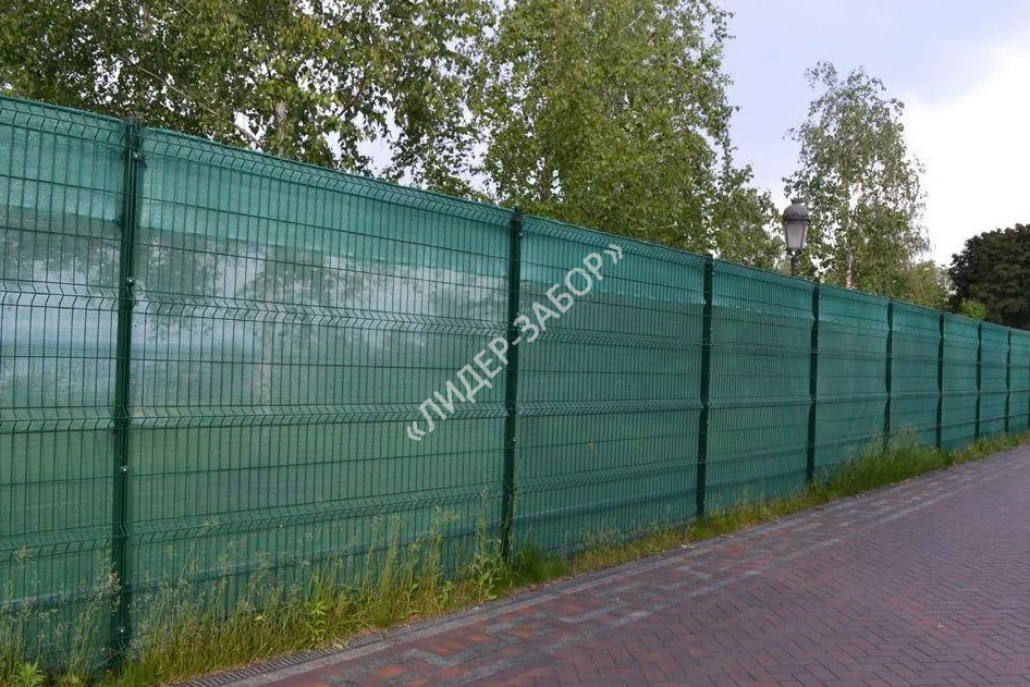 Купить Забор из поликарбоната для дачи высотой 1,8 м